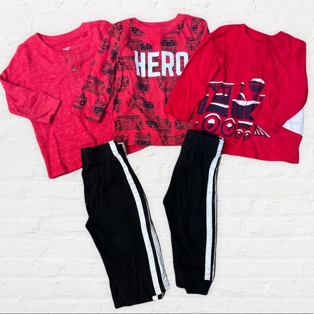 Baby Boy 12 month Long Sleeve & Pants Bundle